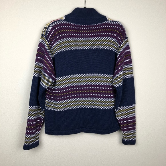 VTG Women's Large Floral Plaid Embroidered Cardiga - Picture 12 of 15